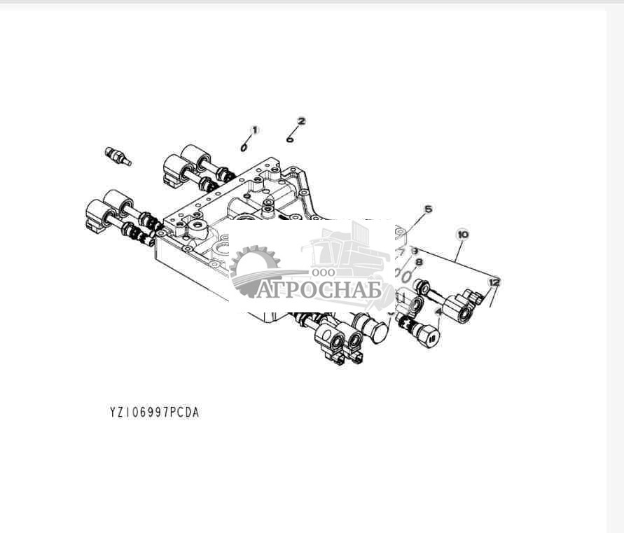 YZ106997 Регулировочный клапан 
